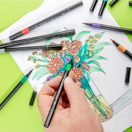 MMPM0062 Markere Duo Brush/Bullet 12/set Mont Marte [1]