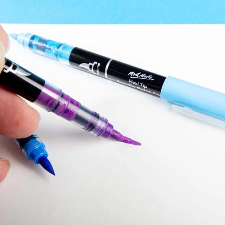 Markere acrilice varf flexibil Mont Marte 12buc [4]