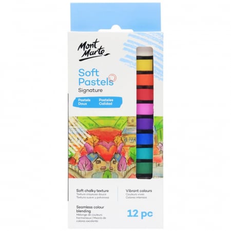 Grafica - MMPT0004 Creioane Mont Marte Soft Pastel 12/set