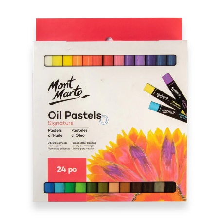 Pastel uleios - MMPT0014 Set pastel uleios Mont Marte 24 buc