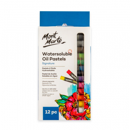 Grafica - MMPT0023 Set pastel solubil Mont Marte 12 buc