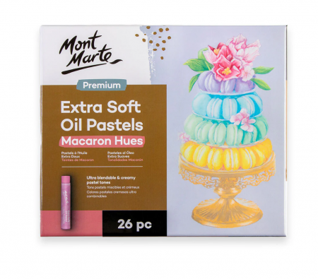 Seturi pastel ulei - MMPT0044 Set pastel ulei extrafin culori pastel Mont Marte 26buc