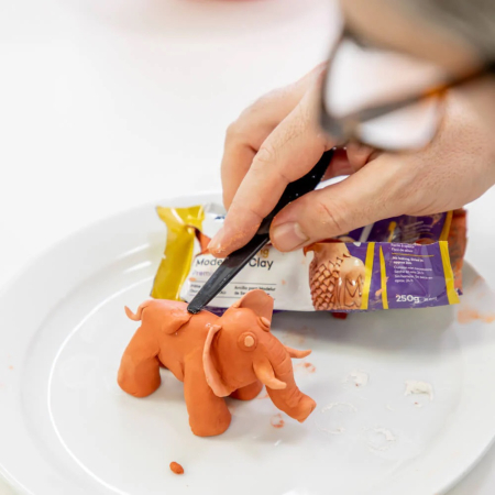 MMSP0031 Lut cu uscare la aer 250g Mont Marte - Terracotta [5]