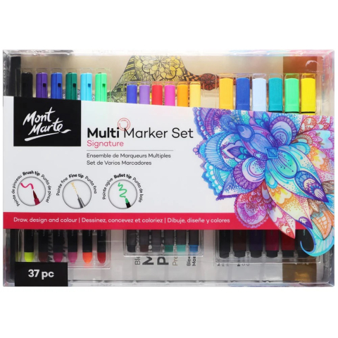 Markere - Multi marker Mont Marte set 37buc