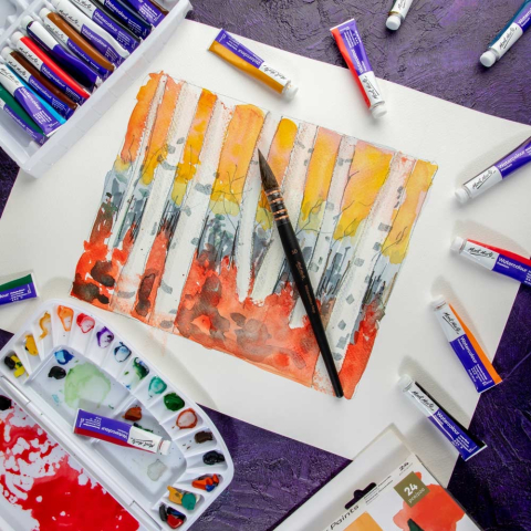 Pensula mop Mont Marte acuarele 10 [6]