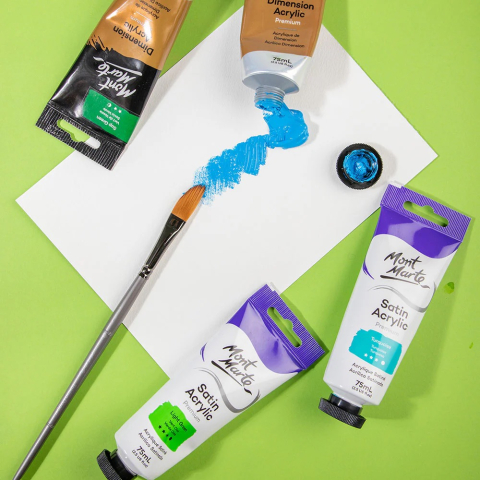 Pensula Taklon cutit 3/8 Mont Marte [4]