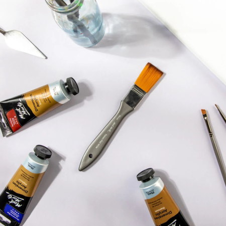 MPB0054 Pensula plata taklon lata 25mm Mont Marte [4]