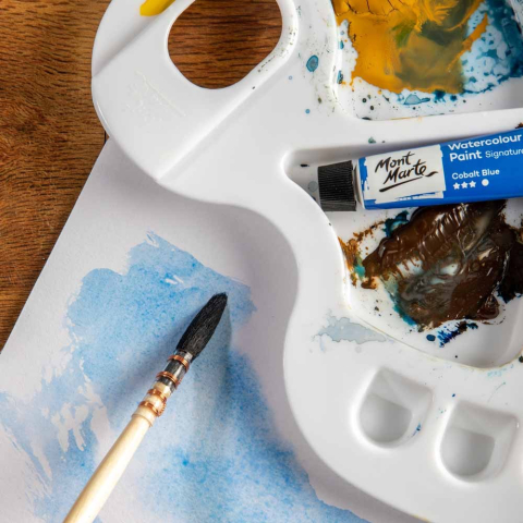 Pensula mop acuarele Mont Marte 0 [5]