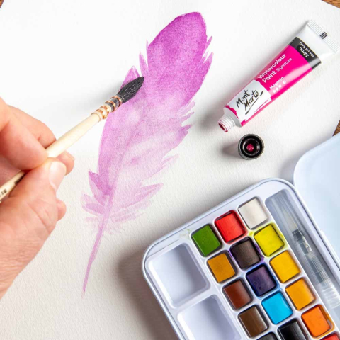 Pensula mop acuarele Mont Marte 0 [4]