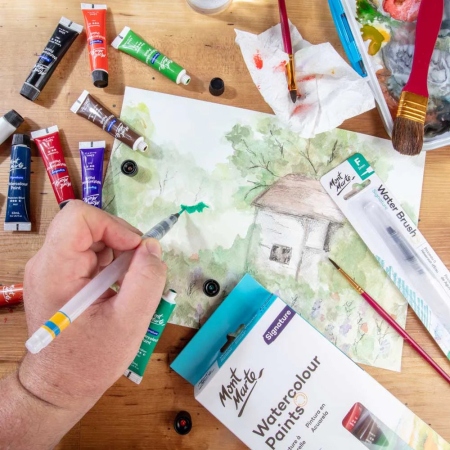 MPB0095 Pensula Mont Marte pentru apa, varf subtire [6]