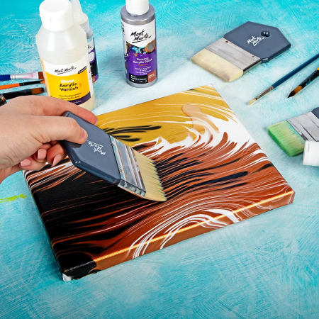 MPB0102 Pensulǎ expresie abstractǎ Mont Marte 75mm [6]