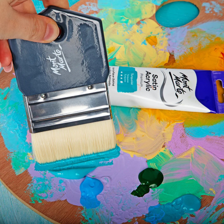 MPB0102 Pensulǎ expresie abstractǎ Mont Marte 75mm [7]