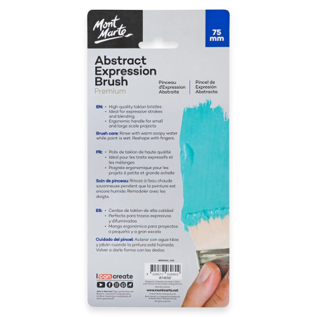 MPB0102 Pensulǎ expresie abstractǎ Mont Marte 75mm [2]