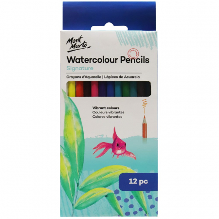 Grafica - MPN0031 Creioane color Mont Marte watercolour 12/set