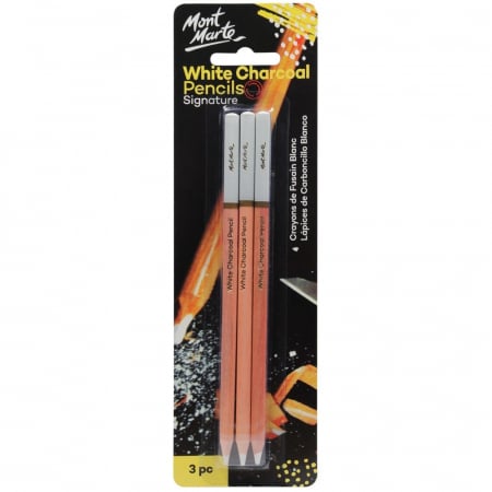 Grafica - MPN0041 Creioane cărbune alb Mont Marte 3/set