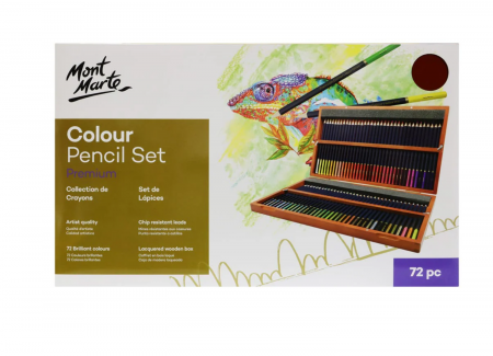 Grafica - MPN0119 Set creioane colorate premium Mont Marte 72buc