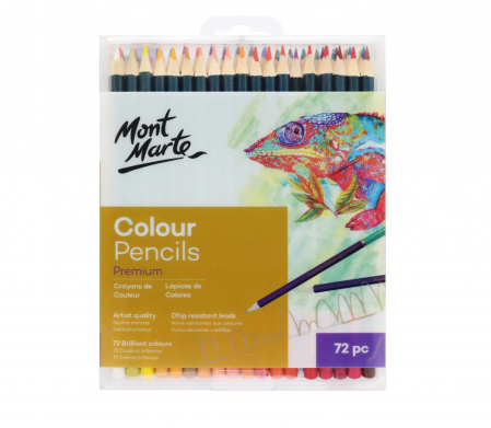 Creioane colorate - MPN0125 Creioane colorate premium Mont Marte 72buc/set
