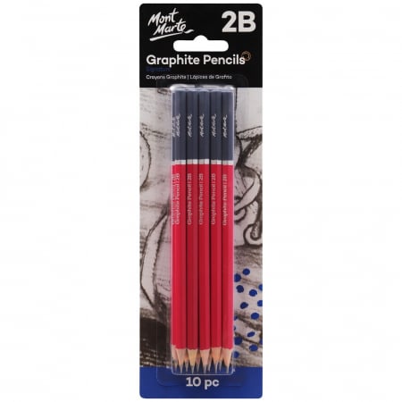 Grafica - MPN0128 Creioane grafit 2B Mont Marte 10buc/set