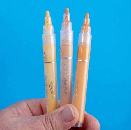 MPN0170 Markere acrilice portret vârf gros Mont Marte 12buc [1]