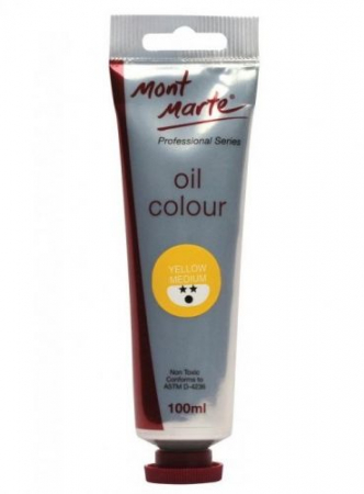 Professional Series Oil Paint - MPO0003 Vopsea ulei Mont Marte 100ml - Yellow Medium