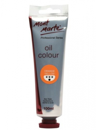 Professional Series Oil Paint - MPO0005 Vopsea ulei Mont Marte 100ml - Galben Portocaliu