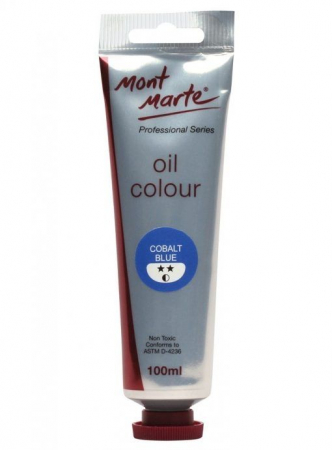 Professional Series Oil Paint - MPO0015 Vopsea ulei Mont Marte 100ml - Albastru Colbalt
