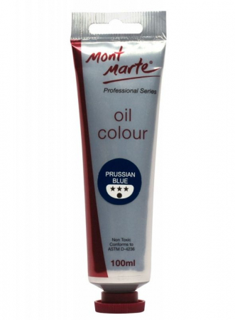 Professional Series Oil Paint - MPO0018 Vopsea ulei Mont Marte 100ml - Prussian Blue