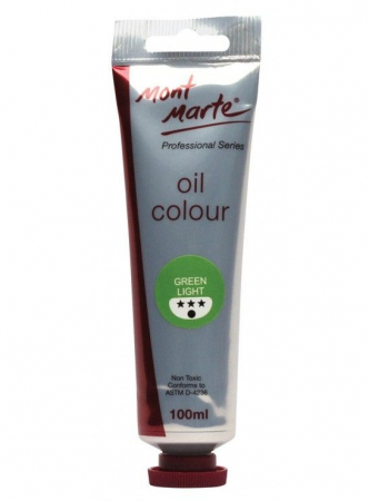 Culori ulei - MPO0020 Vopsea ulei Mont Marte 100ml - Verde Deschis