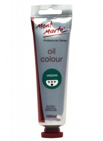 Culori ulei - MPO0023 Vopsea ulei Mont Marte 100ml - Viridian