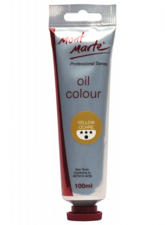Professional Series Oil Paint - MPO0026 Vopsea ulei Mont Marte 100ml - Galben Ocru