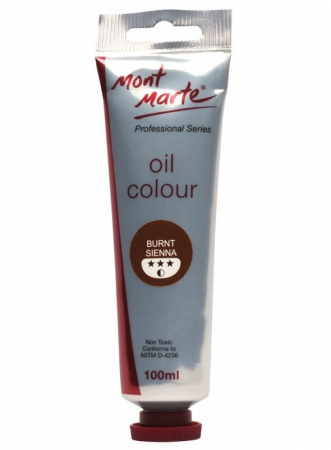 Culori ulei - MPO0027 Vopsea ulei Mont Marte 100ml - Burnt Sienna
