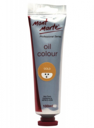 Professional Series Oil Paint - MPO0034 Vopsea ulei Mont Marte 100ml - Gold