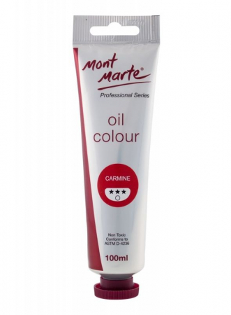 Professional Series Oil Paint - MPO0037 Vopsea ulei Mont Marte 100ml - Carmin