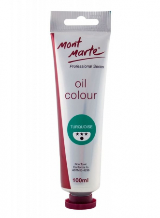 Culori ulei - MPO0042 Vopsea ulei Mont Marte 100ml - Turcoaz