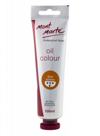 Culori ulei - MPO0044 Vopsea ulei Mont Marte 100ml - Sienna Crud