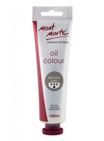 Professional Series Oil Paint - MPO0046 Vopsea ulei Mont Marte 100ml - Gri Natural