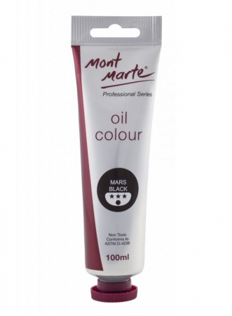 Professional Series Oil Paint - MPO0047 Vopsea ulei Mont Marte 100ml - Mars Black