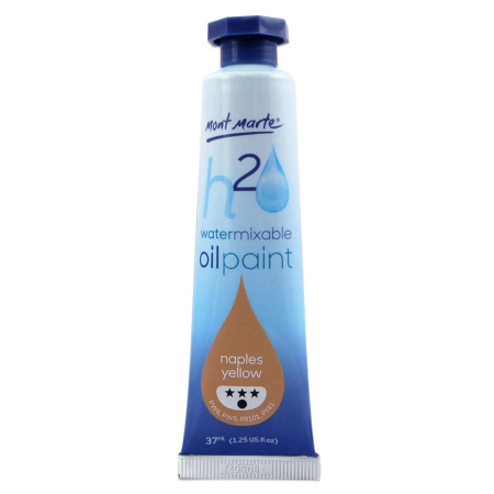 PICTURA - MPOW0006 – Vopsea ulei mixabilă cu apă Mont Marte 37 ml - Naples Yellow