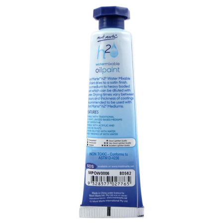 MPOW0006 – Vopsea ulei mixabilă cu apă Mont Marte 37 ml - Naples Yellow [1]