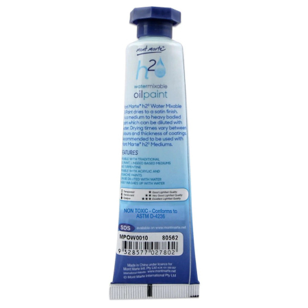 MPOW0010 Vopsea ulei mixabila cu apa Mont Marte 37 ml - Vermillion [1]