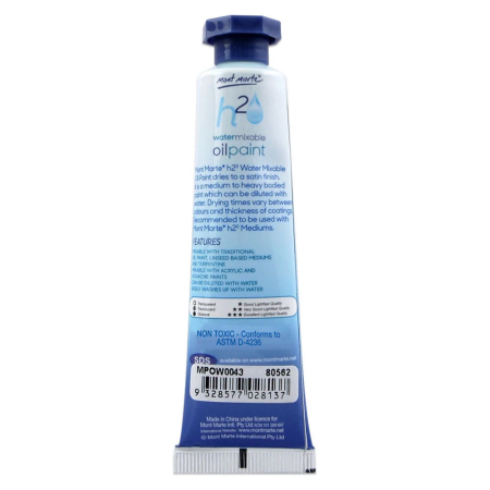 MPOW0043 Vopsea ulei mixabilǎ cu apǎ Mont Marte 37 ml - Trans Yellow [1]