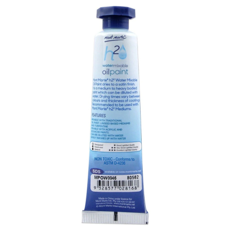 MPOW0046 Vopsea ulei mixabilǎ cu apǎ Mont Marte 37 ml - Trans Purple [1]