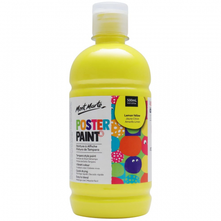 CRAFT - Vopsea tempera Mont Marte 500 ml - Lemon Yellow