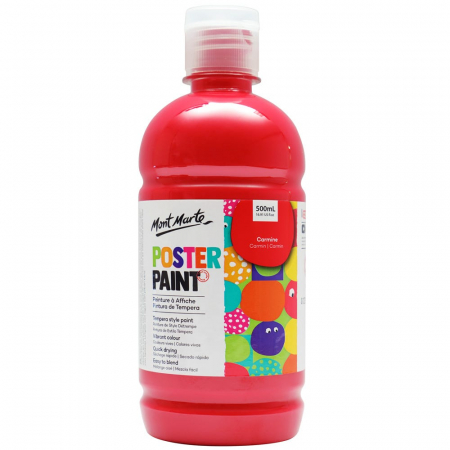 MPST0003 Vopsea tempera Mont Marte 500 ml - Carmine [0]