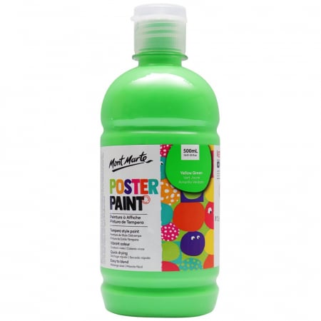 Culori tempera - MPST0005 Vopsea tempera Mont Marte 500 ml - Yellow Green