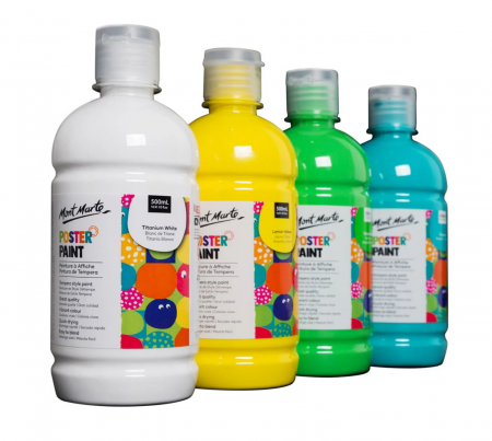 MPST0006 Vopsea tempera Mont Marte 500 ml - Lamp Black [2]