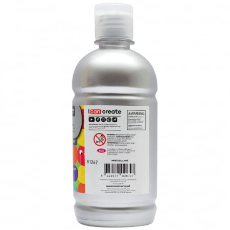 MPST0012 Vopsea tempera Mont Marte 500 ml - Silver [2]