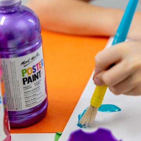 MPST3004 Vopsea Tempera Mont Marte 500ml - Metallic Purple [2]