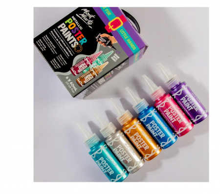 MPST6003 Vopsea tempera Metalic Mont Marte 6buc x 60ml [2]