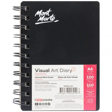 Blocuri desen - MSB0072 Caiet de schițe Mont Marte A6 120pg
